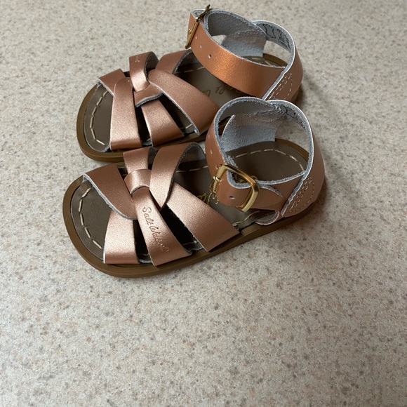 Salt water Rose gold sandals - Picture 2 of 3